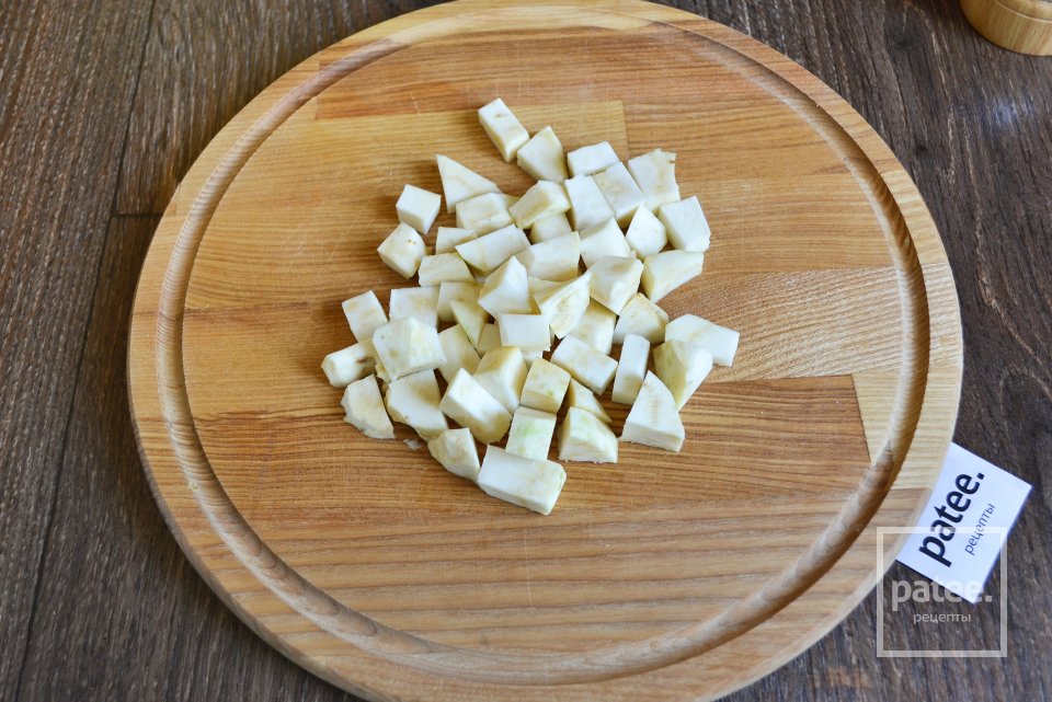 Крем-суп из сельдерея и тыквы с ржаными сухариками - Шаг 3