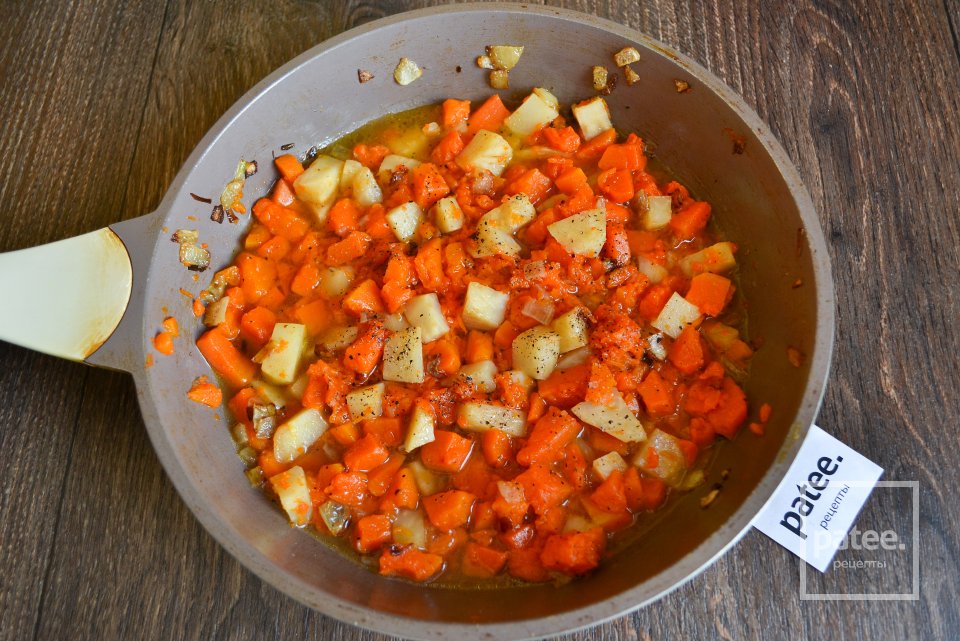 Крем-суп из сельдерея и тыквы с ржаными сухариками - Шаг 9