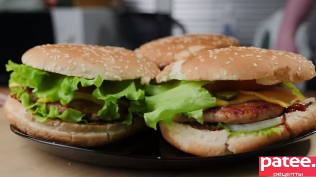 Рецепт божественного домашнего гамбургера