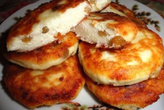 Сырники с курагой