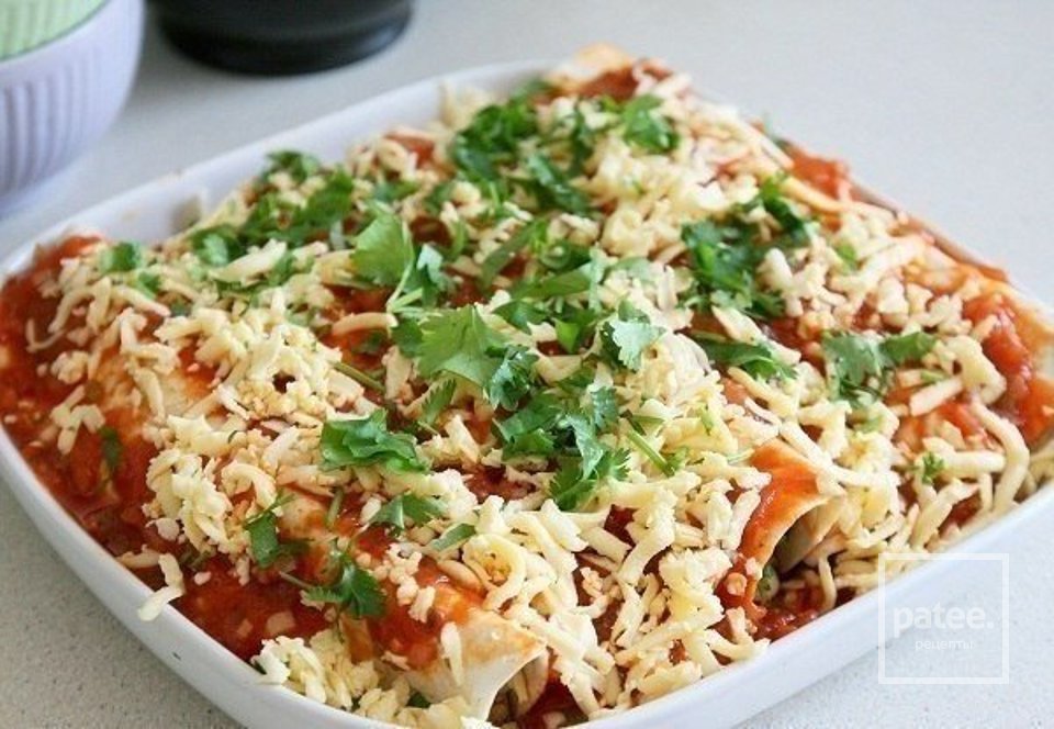 ЭНЧИЛАДАС С КУРИЦЕЙ - Шаг 9