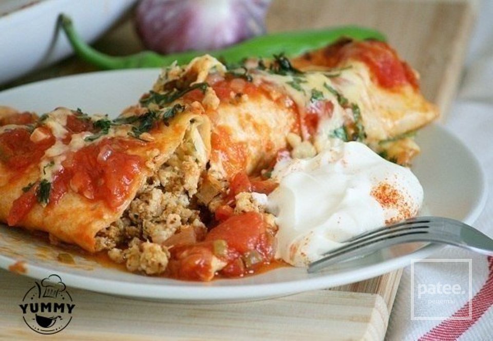 ЭНЧИЛАДАС С КУРИЦЕЙ - Шаг 10