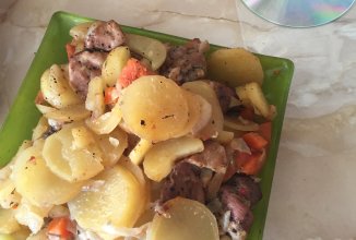 Мясо в рукаве