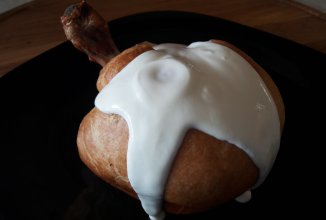 окорочек в слоеном тесте