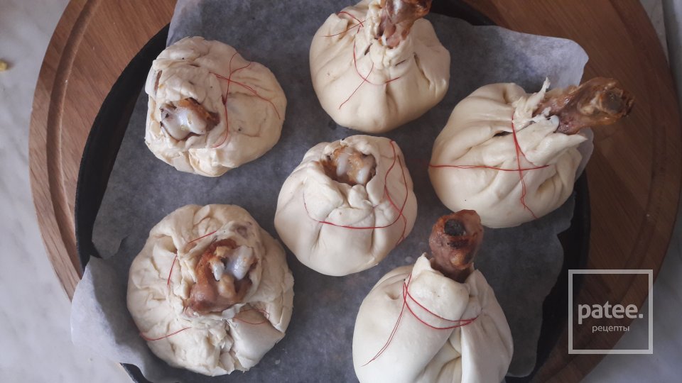 окорочек в слоеном тесте - Шаг 4