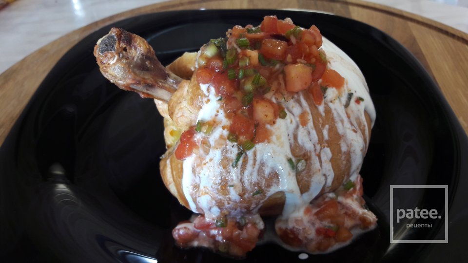 окорочек в слоеном тесте - Шаг 5