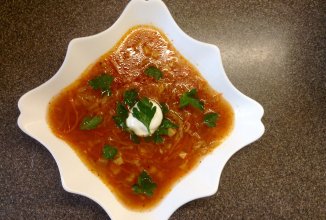 "Душевные " постные щи из молодой капусты.