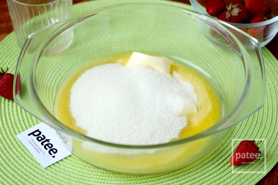 Капкейки с клубничным кремом - Шаг 3