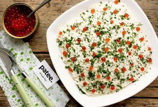 Слоёный салат с тунцом