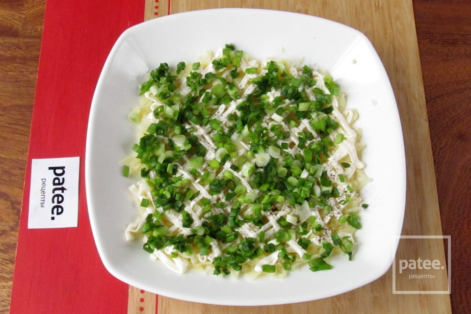 Слоёный салат с тунцом - Шаг 6