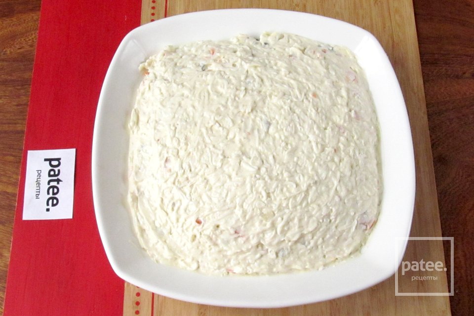 Слоёный салат с тунцом - Шаг 14