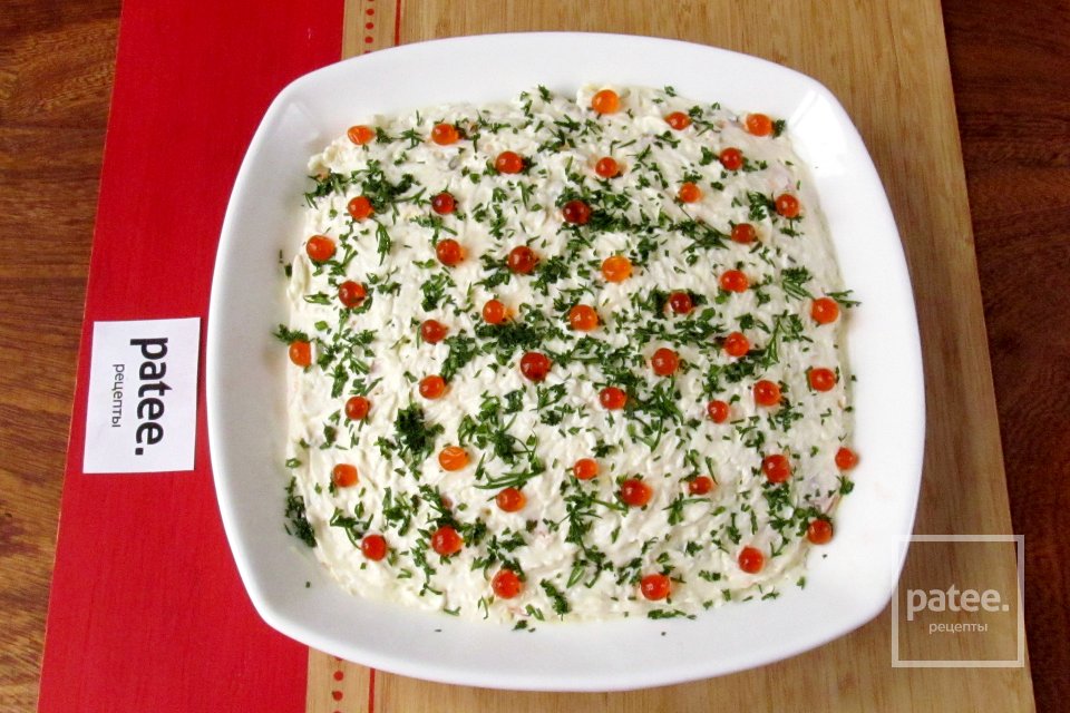 Слоёный салат с тунцом - Шаг 16