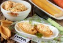 Паштет из копчёного кальмара с морковью и сыром