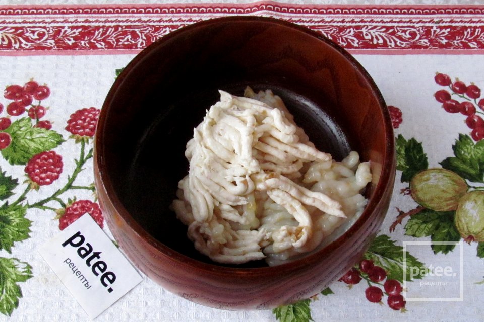 Паштет из копчёного кальмара с морковью и сыром - Шаг 4