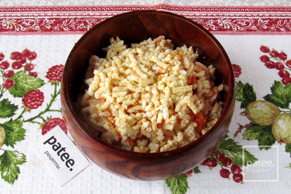 Паштет из копчёного кальмара с морковью и сыром - Шаг 7