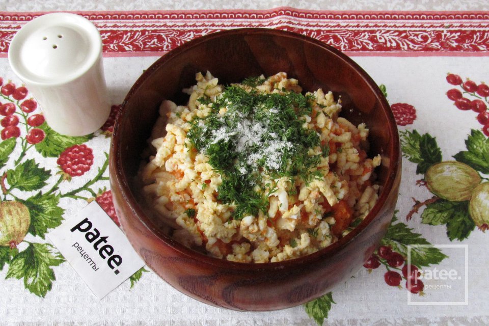 Паштет из копчёного кальмара с морковью и сыром - Шаг 9