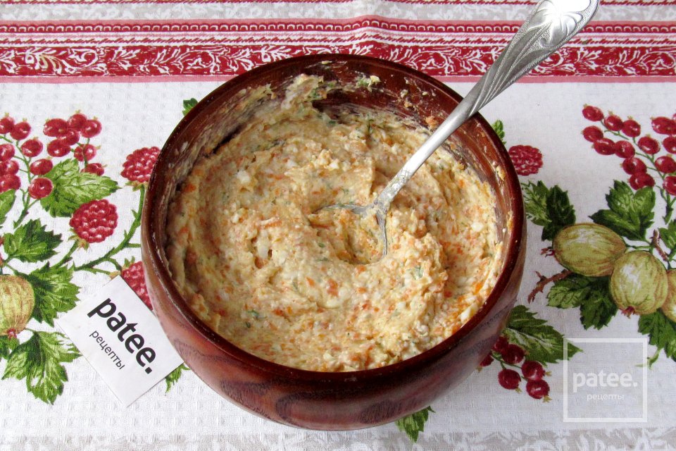 Паштет из копчёного кальмара с морковью и сыром - Шаг 11