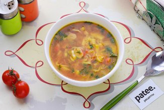 Суп с крабовыми палочками