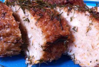 Очень простые картофельные котлетки с куриным фаршем