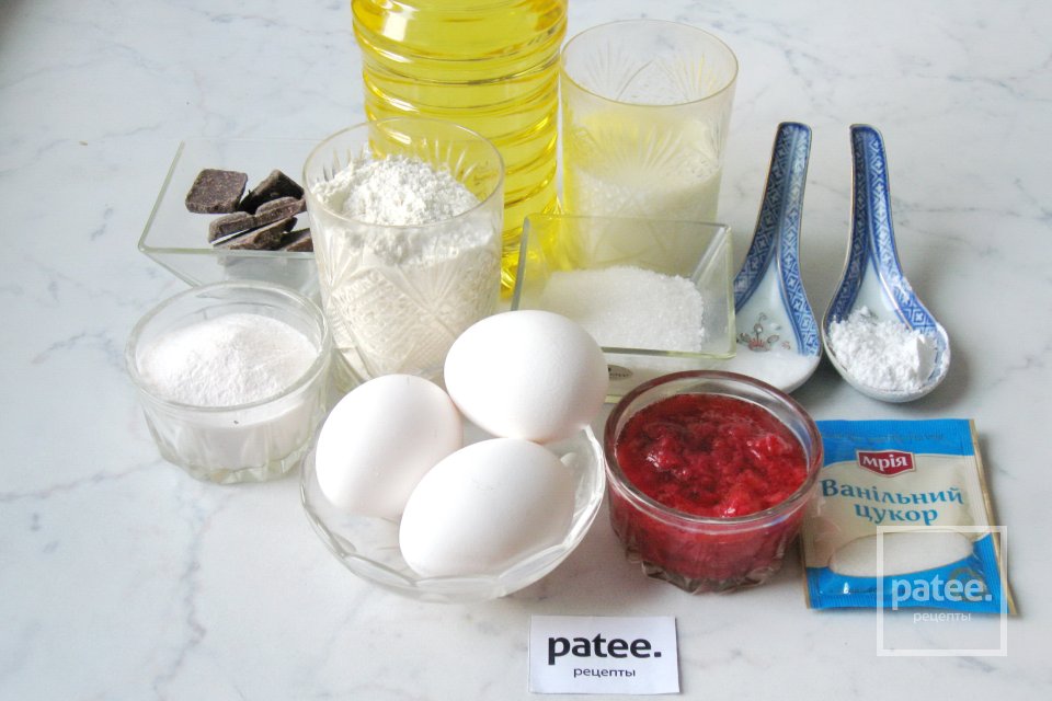 Клубничный рулет - Шаг 1