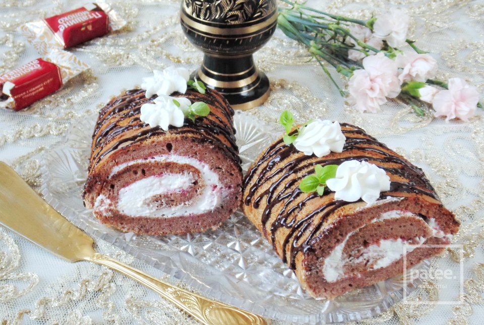 Клубничный рулет - Шаг 21