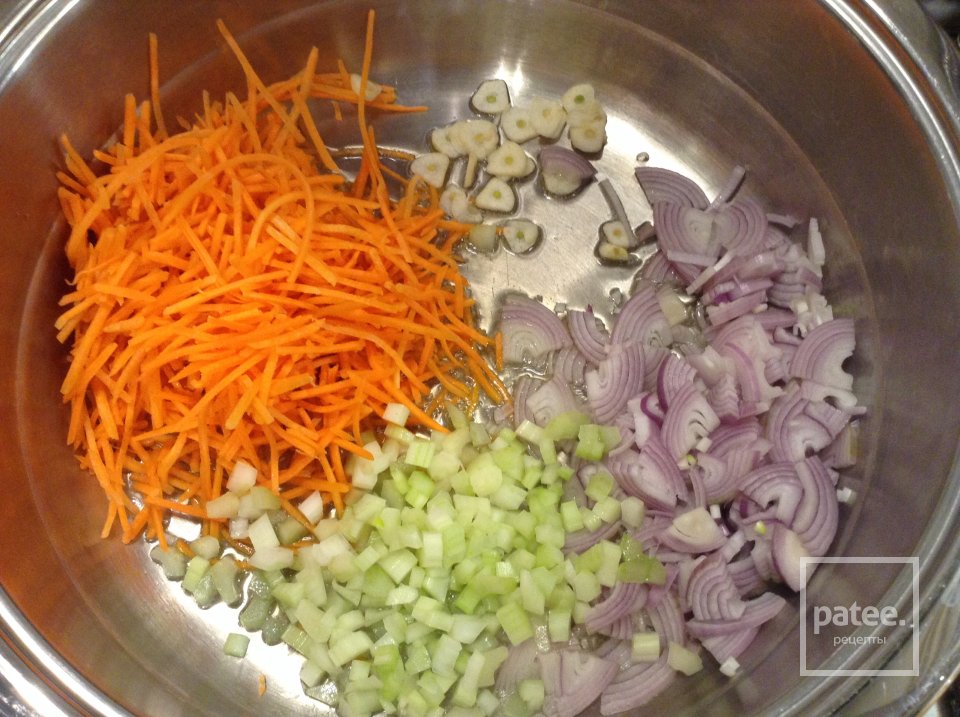 Томатный суп со сливочными бобами и песто. - Шаг 3