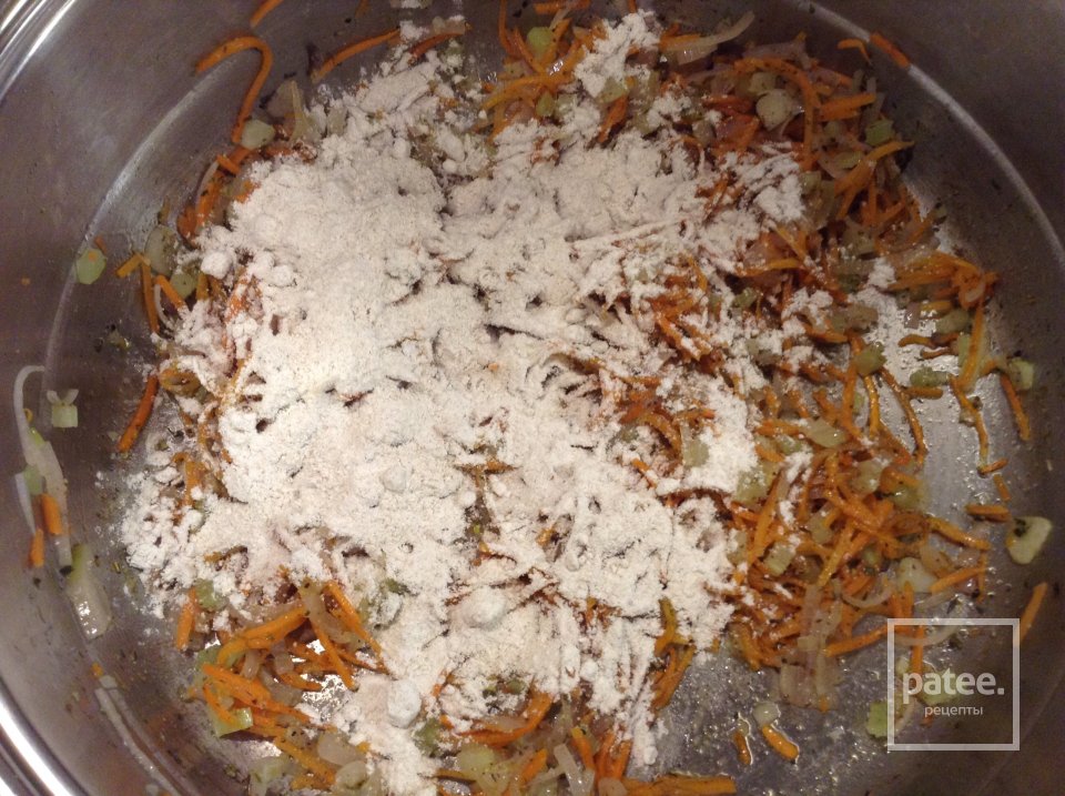 Томатный суп со сливочными бобами и песто. - Шаг 4