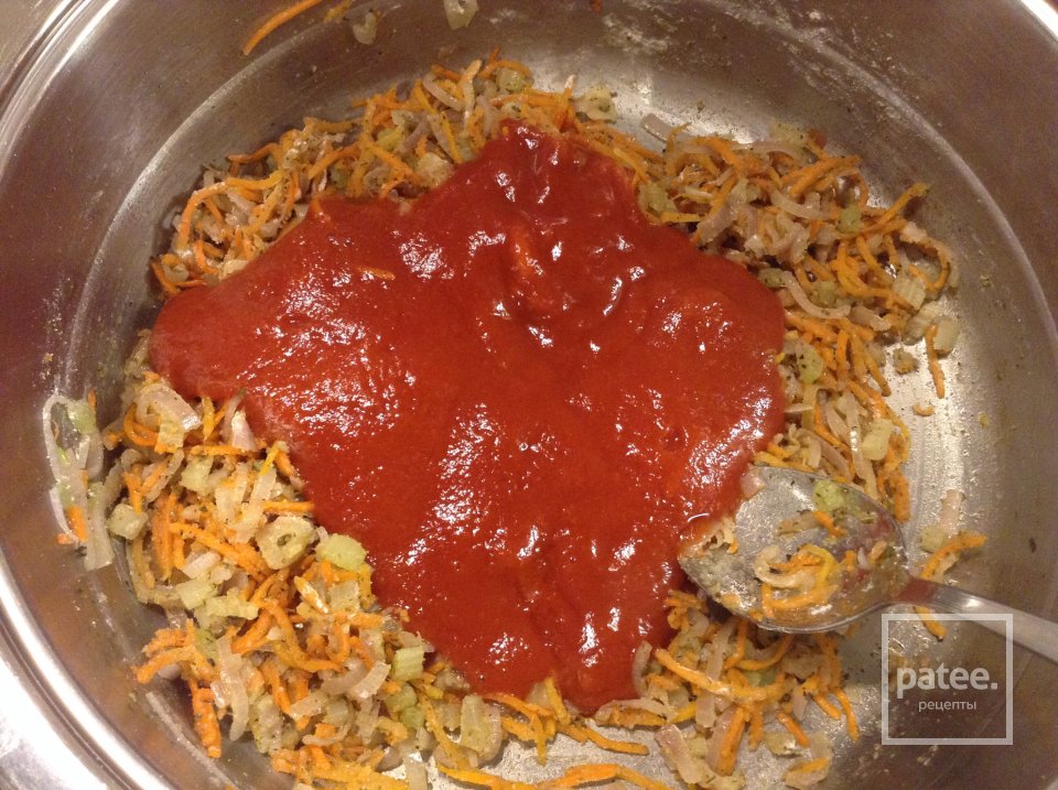 Томатный суп со сливочными бобами и песто. - Шаг 5