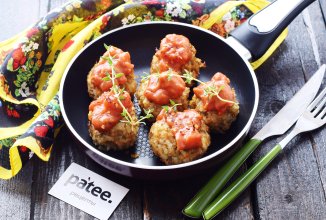 Постные тефтели из чечевицы и риса