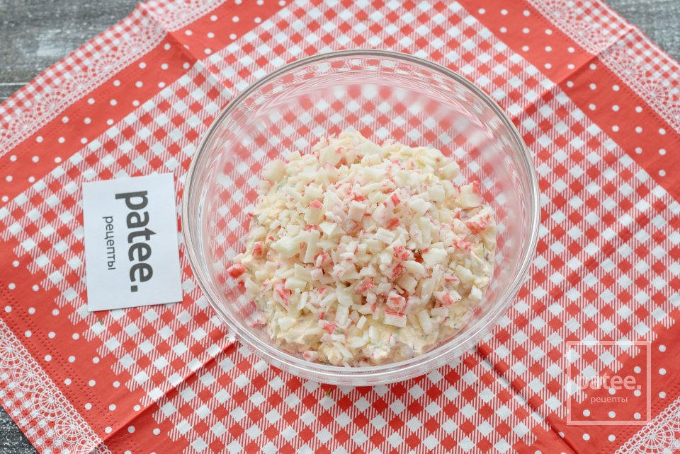 Творожная бутербродная паста с крабовыми палочками - Шаг 12