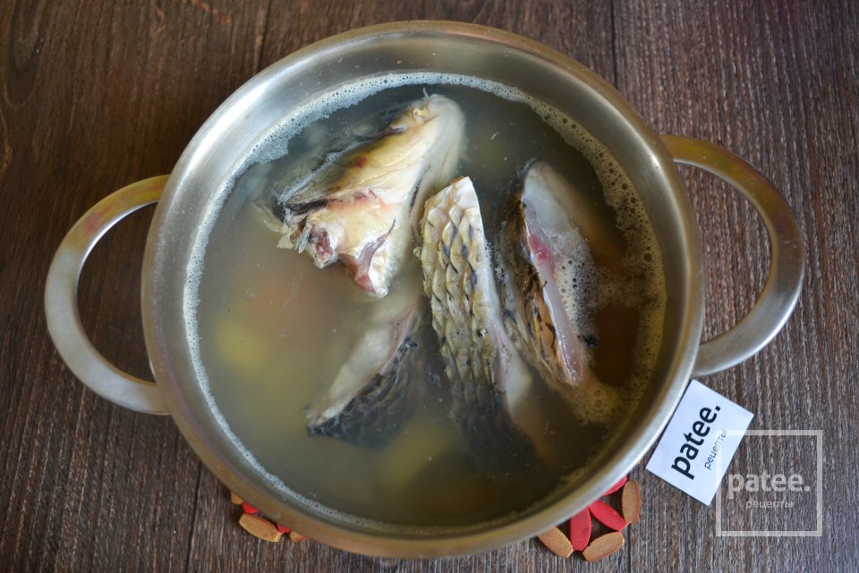 Легкий рыбный суп из карпа - Шаг 9