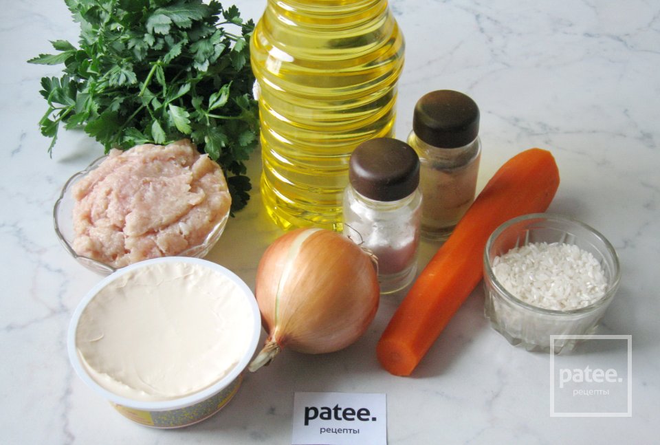 Суп с фрикадельками и плавленым сыром - Шаг 1