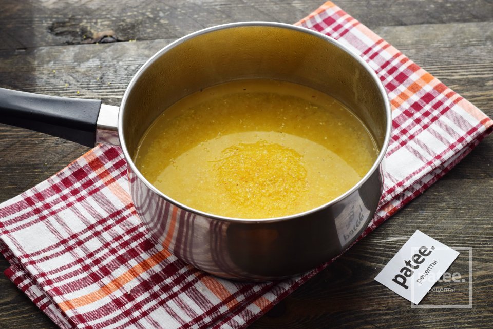 Кукурузная каша с креветками и беконом - Шаг 2