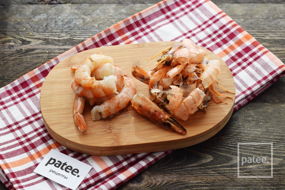 Кукурузная каша с креветками и беконом - Шаг 3