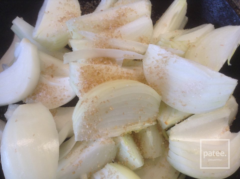 Воскресная итальянская полента с соусом из тофу и томатов. - Шаг 3