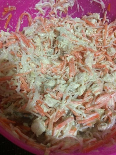 Самый вкусный салат с фунчозай - Шаг 1