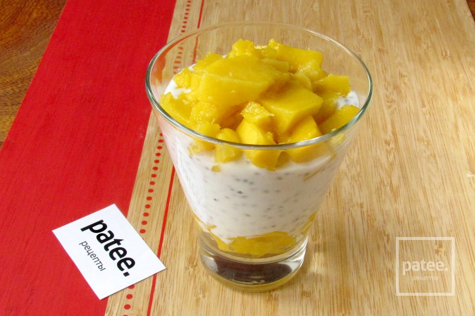 Йогурт с чиа и манго - Шаг 11