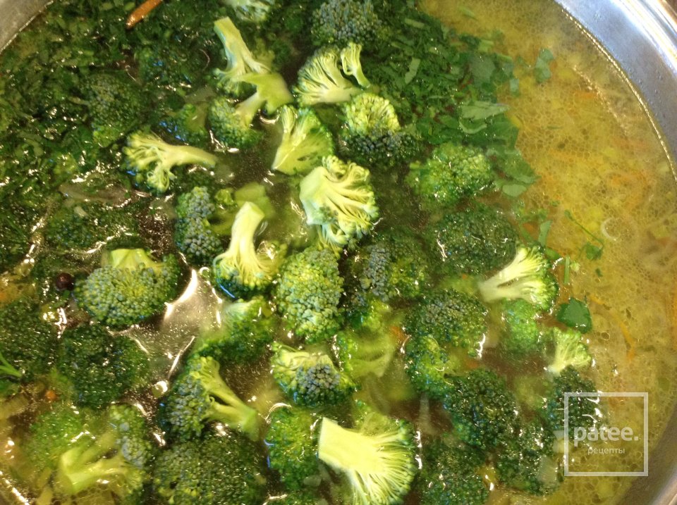 Чудесный супчик "Настроение" с рисом и брокколи. - Шаг 3