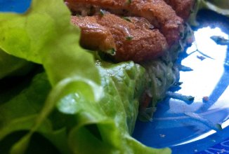 ПП белковый рулетик на завтрак