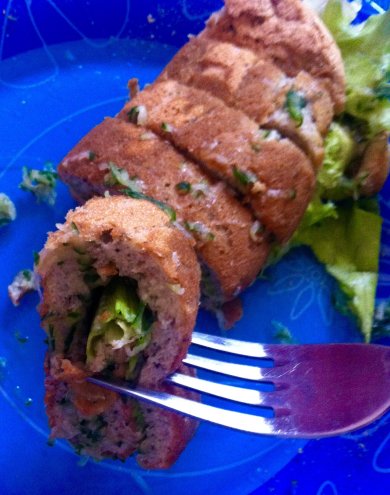 ПП белковый рулетик на завтрак - Шаг 1