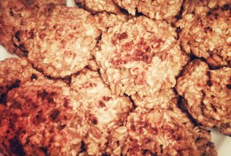 Постное овсяное печенье