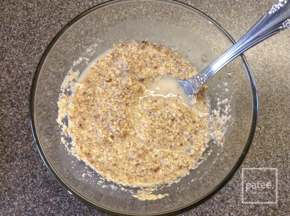 Завтрак "Здоровье" : хлебцы из отрубей и льна с овощами. - Шаг 3