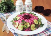 Салат со свеклой и свиным языком