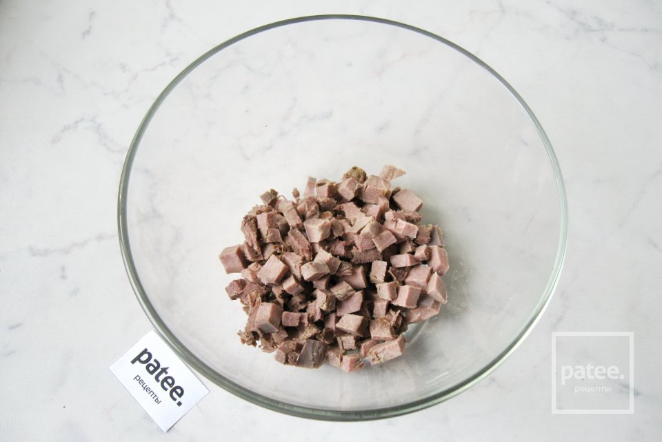 Салат со свеклой и свиным языком - Шаг 2
