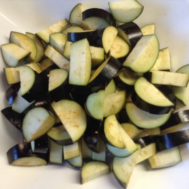 Баклажаны "Мечта поэта" под белым соусом из тофу. - Шаг 2