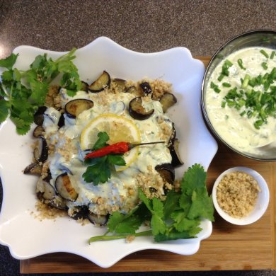 Баклажаны "Мечта поэта" под белым соусом из тофу. - Шаг 5