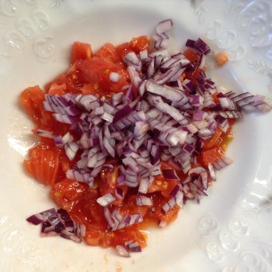 Табуле  с киноа - Шаг 3