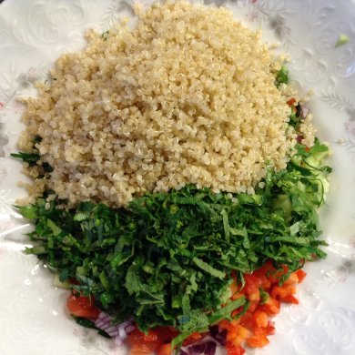 Табуле  с киноа - Шаг 6