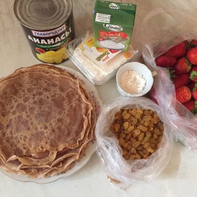 Блинчики десертные - Шаг 1