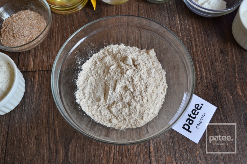 Постное печенье с отрубями - Шаг 2